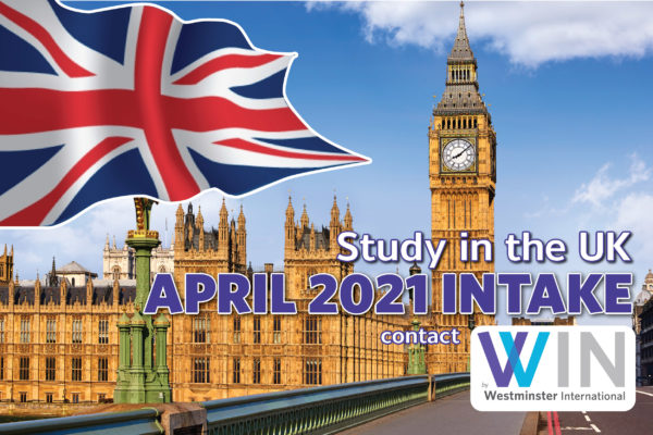 Read more about the article Study in the UK April 2021 Intake