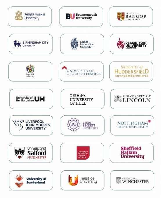 List of universities participating in the event